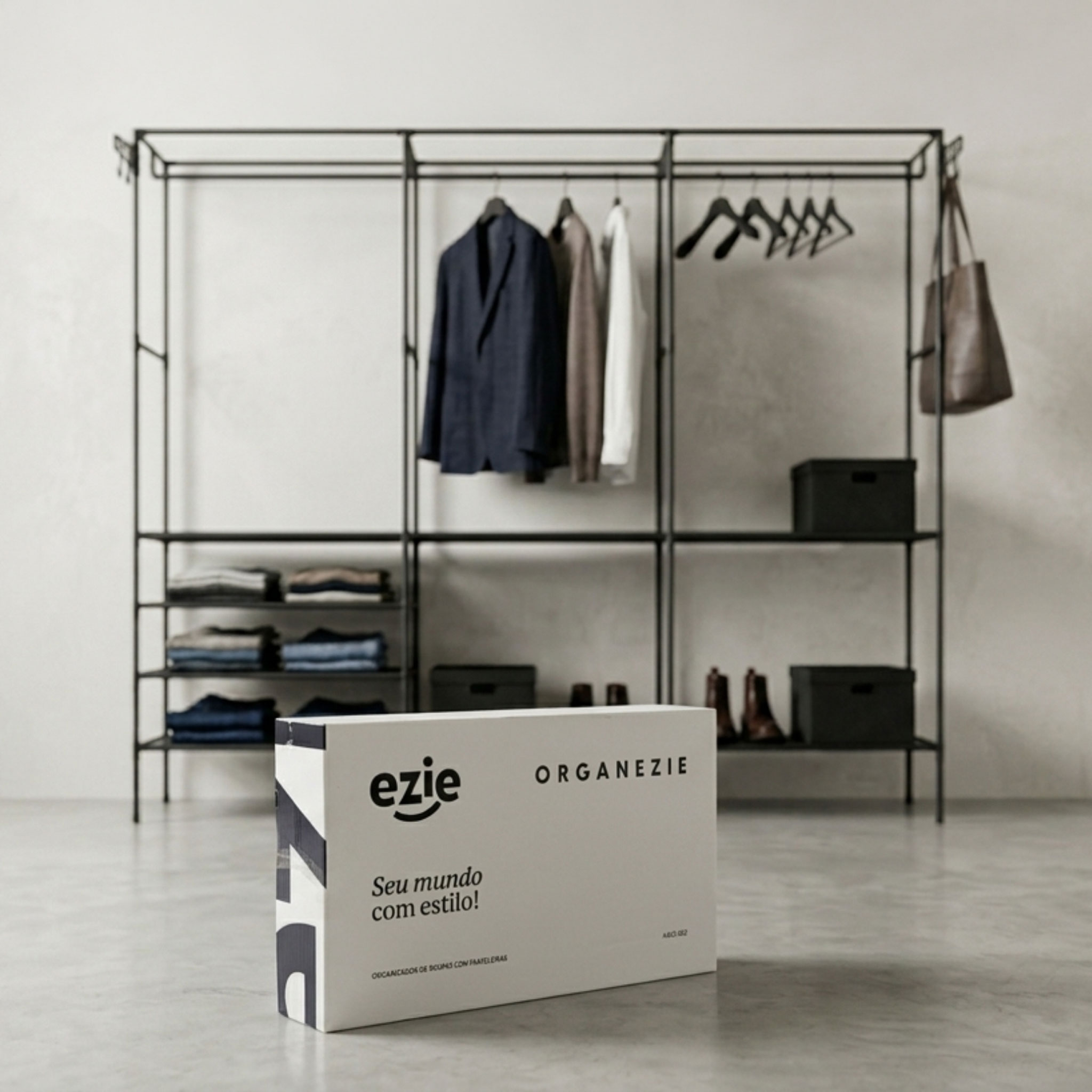 Ezie Open Closet 3 Colunas – Detalhes do Design