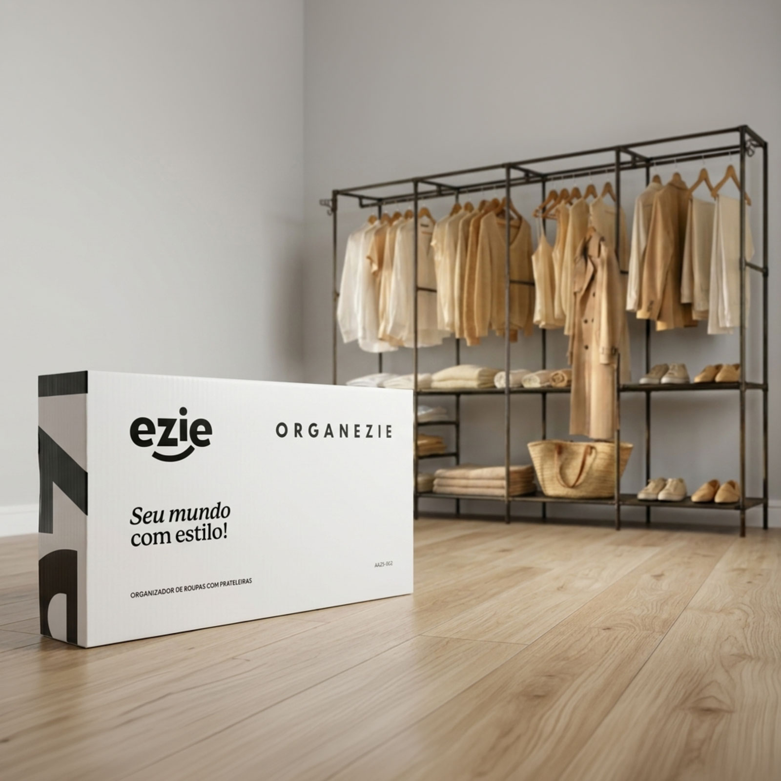 Ezie Open Closet 4 Colunas – Detalhes do Design
